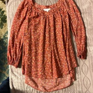 Fall color blouse, never worn